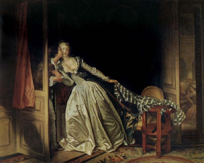 Jean Honore Fragonard The Stolen Kiss